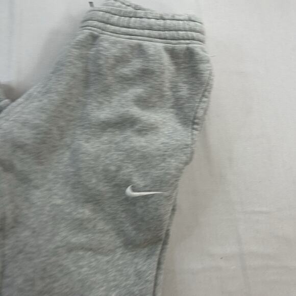 Nike Sweatpants Mens Small Gray Joggers Fleece Athletic Pants Logo - Picture 3 of 8